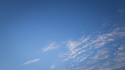 blue sky with clouds