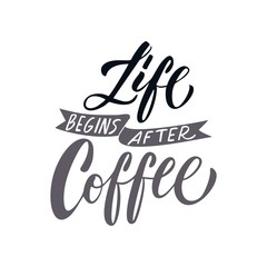 Vector illustration with hand-drawn lettering. 