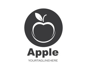 Apple logo icon vector illustration design