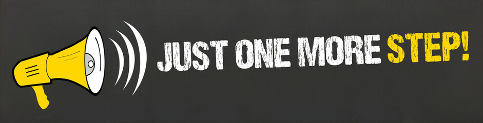 Just one more step!