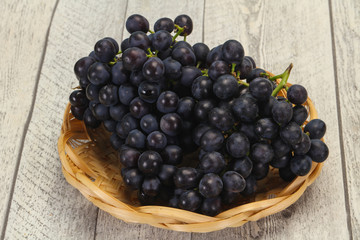 Fresh ripe sweet red grape