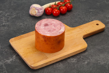 Natural ham made from pork