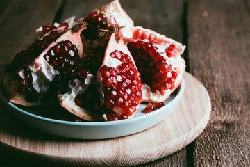 beautiful big pomegranate