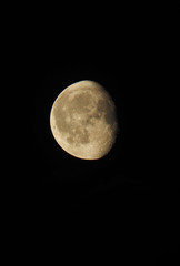 Obraz premium big moon in the black sky