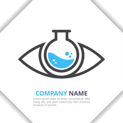 Eye Lab Logo Design icon Concept, modern for your brand, company, corporate