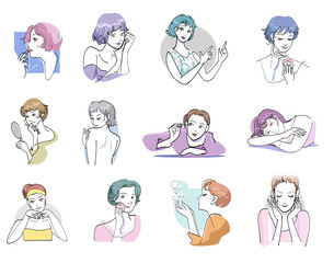 女性のお化粧12点セット