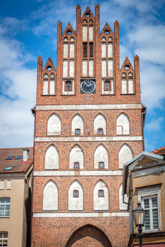 Lidzbarska Gate in Bartoszyce