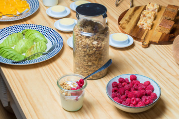 Breakfast combination: how to mix different ingredients for making a special breakfast