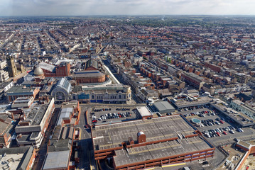 Fototapeta premium View from the top of Blackpool Tower - Blackpool - United Kingdom