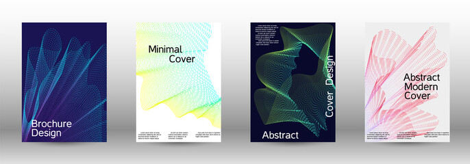 Cover design template set 