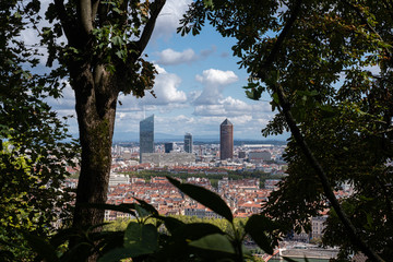 Vue sur la ville de Lyon