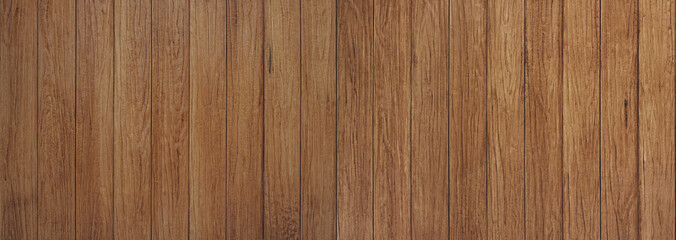 Naklejka premium Brown wood texture background coming from natural tree. Wooden panel with beautiful patterns.Background for interior design and decoration.