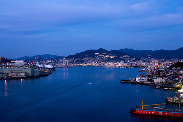 長崎港の夜景