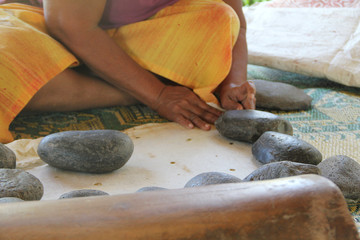 Siapo is uses for clothing, burial shrouds, bed covers, ceremonial garments and much more. A woman...
