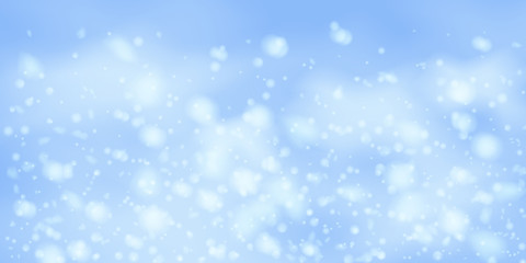 Snowflakes, snowfall.