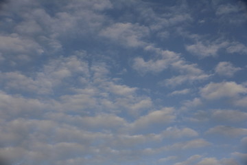 blue sky with white clouds