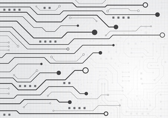 High tech technology geometric