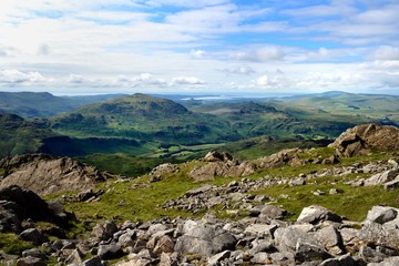 Harter Fell high above the Eskdale valley