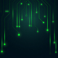 High tech technology geometric