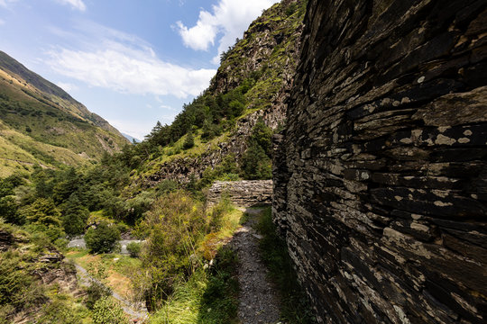 Anatori Crypts, near Shatili in the historical Georgian province of Upper Khevsureti.