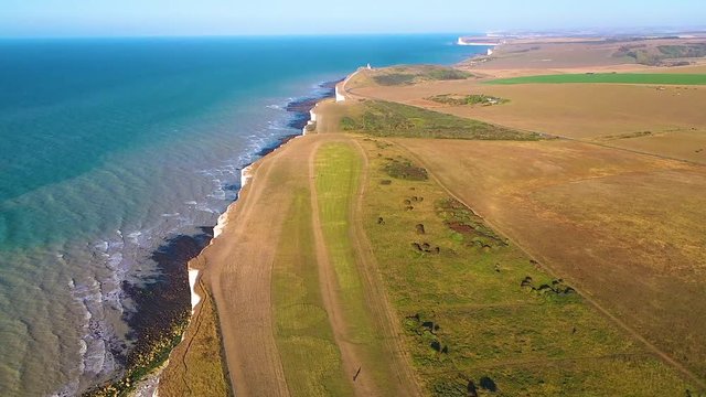 Seven sisters of Hertage side of Eastbourne.