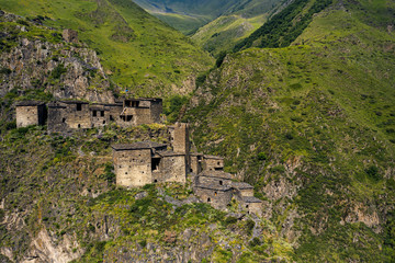 Mutso Castle, Georgia, Causacus. A fortress in the mountains.