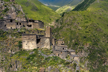 Mutso Castle, Georgia, Causacus. A fortress in the mountains.