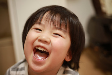 笑顔の男の子