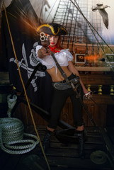 pirate girl boarding