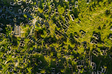 The Abandoned Ghost Town of Kayaköy, South-West Turkey.