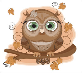 Autumn owl