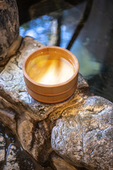 日本の温泉　和風イメージ