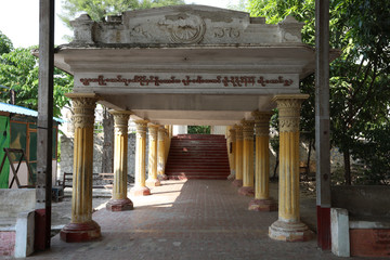 Naklejka premium MANDALAY/MYANMAR(BURMA) - 29th July, 2019 : Mandalay is the second-largest city in Myanmar, after Yangon. 