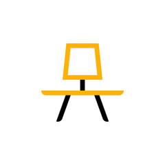 Modern Unique Furniture Icon Logo Vector Template.
