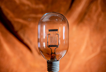 Old incandescent lamp 500 watts, made in the USSR