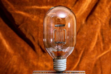 Old incandescent lamp 500 watts, made in the USSR