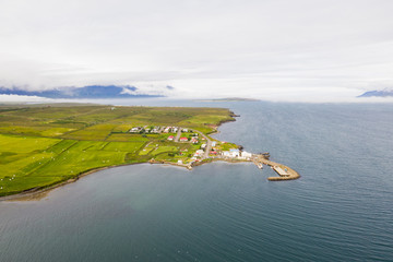 Hauganes aerial view