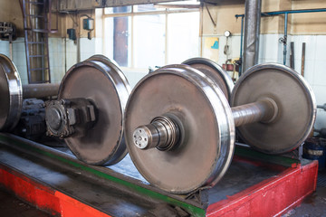 repair of railway wheelsets production depot transport