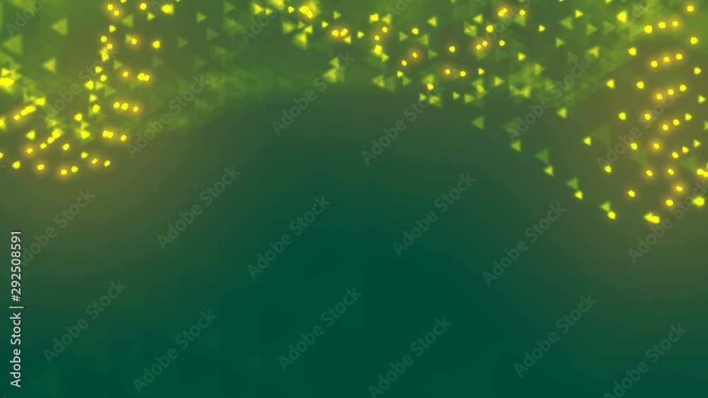 Poster colorful led particles flow in modern style on light background. wavy abstract animation. futuristic