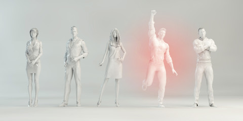 Business Man Celebrating Success