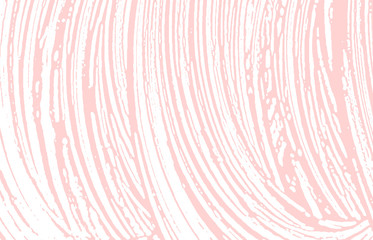 Grunge texture. Distress pink rough trace. Fair ba