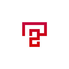 Fototapeta premium Letter TZ logo icon design template elements