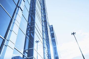 Obraz premium Skyscraper and tower of business center.