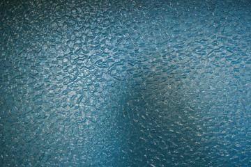 Glass blue texture as background