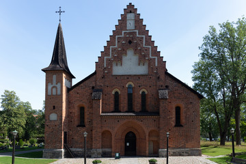 Fototapeta na wymiar St. Mary's Church. Sigtuna. Sweden 08.2019