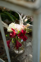 Blumen im Gewächshaus