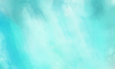 diffuse painted texture background with pale turquoise, medium turquoise and sky blue color. can be used as texture, background element or wallpaper