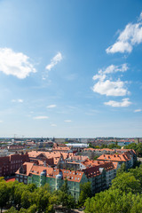 Fototapeta na wymiar Szczecin cityscape on a sunny day, Poland, Europe.
