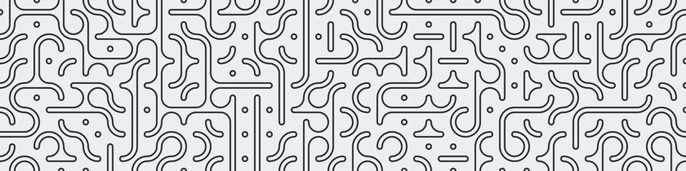 Truchet Random Pattern Generative Tile Art background illustration