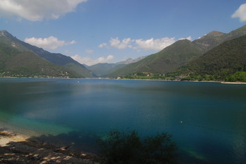 Ledrosee - Bergsee in den Gardaseebergen in der italienischen autonomen Provinz Trient 